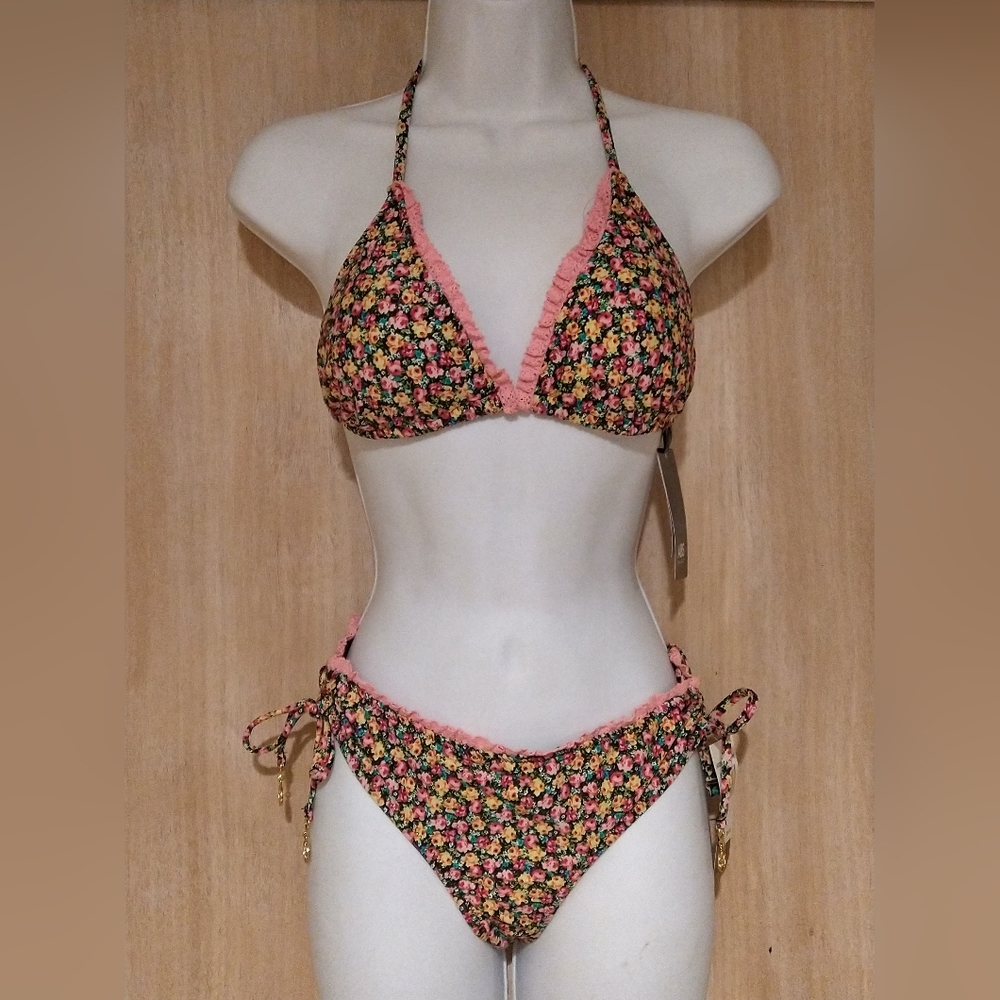 NWT ABS FLORAL 2 PIECE SWIMSUIT